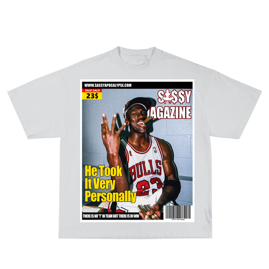 MJ MAGAZINE TEE (WHITE)