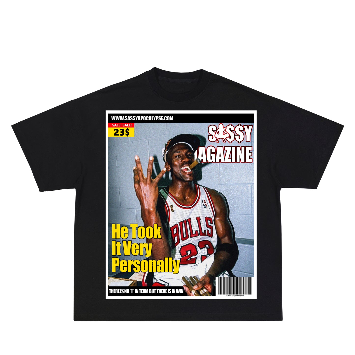 MJ MAGAZINE TEE (BLACK)