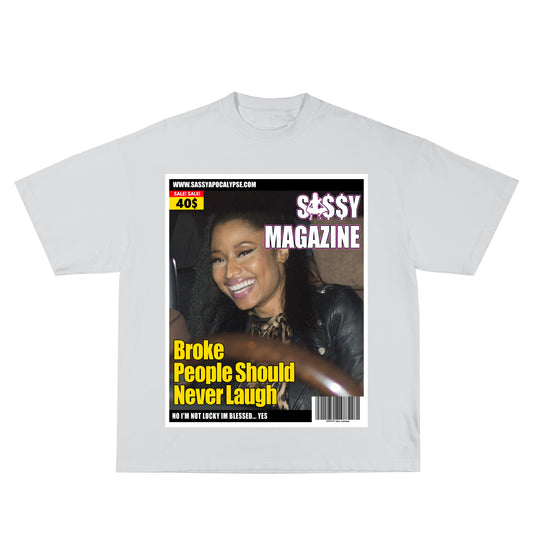 BARBZ MAGAZINE TEE (WHITE)