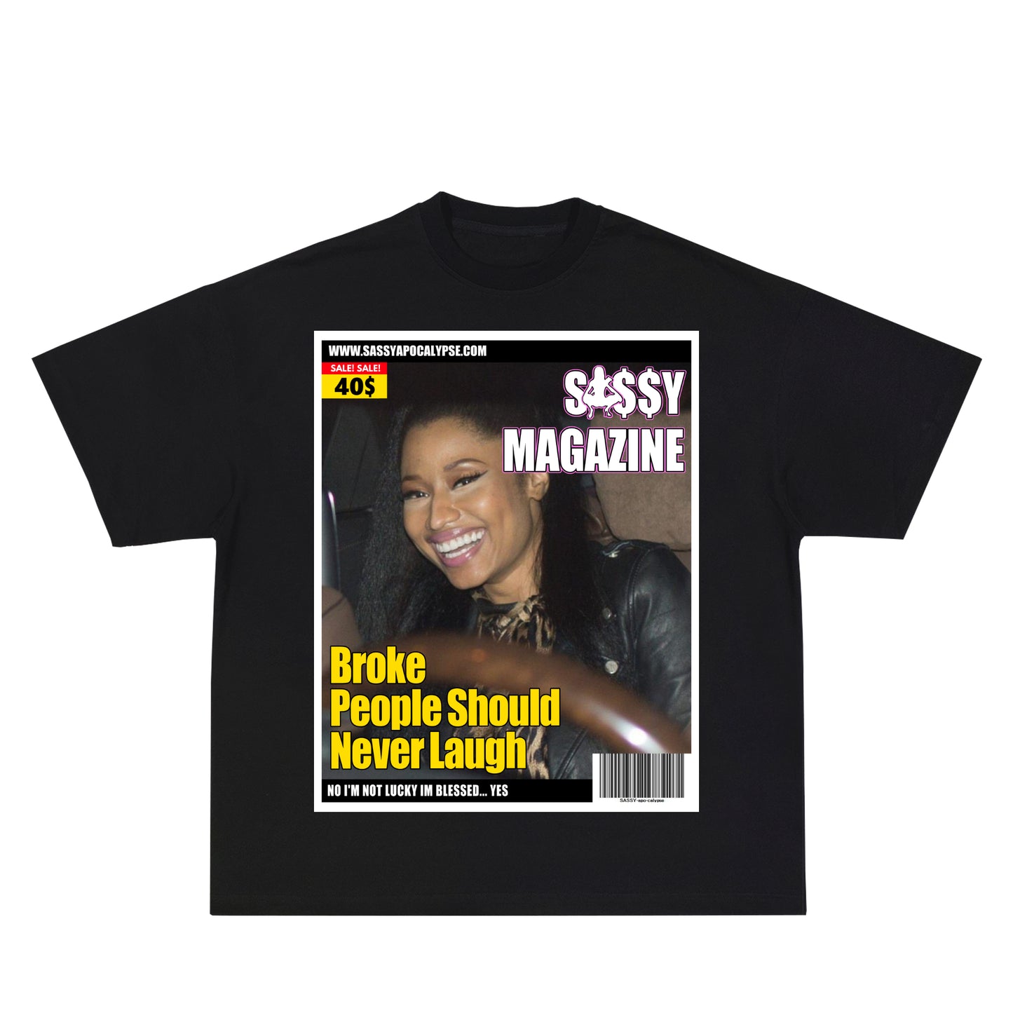 BARBZ MAGAZINE TEE (BLACK)